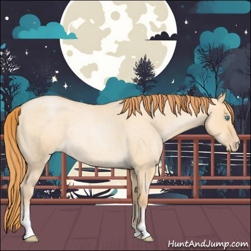 Horse Color:Buckskin Roan Pearl Dun Sabino Rabicano