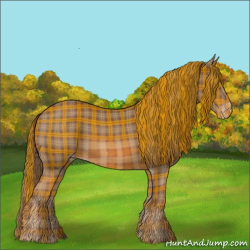 Horse Color:Plaid Chestnut Varnish