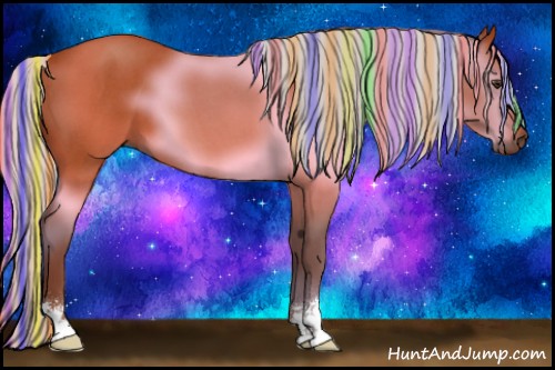 Horse Color:Painted Silver Brown Roan 