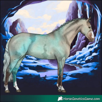 Horse Color:Silver Brown Ice Dun 