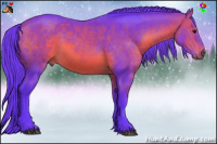 Horse Color:Watercolor Brown 