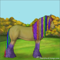 Horse Color:Painted Watercolor Buckskin