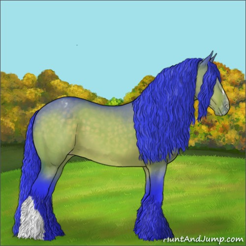 Horse Color:Watercolor Brown Dun Varnish