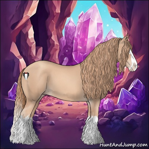 Horse Color:Gold Champagne Splash