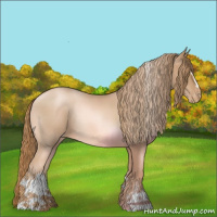 Horse Color:Chestnut Pearl Sabino Tobiano Varnish Rabicano 