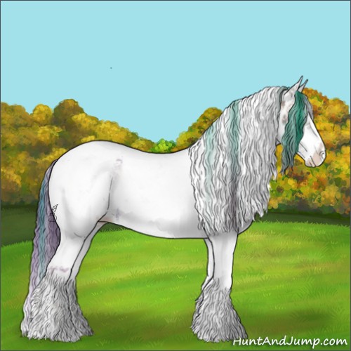 Horse Color:Plaid  White Spotted Liver Red Onyx Ice Splash Tobiano Appaloosa 