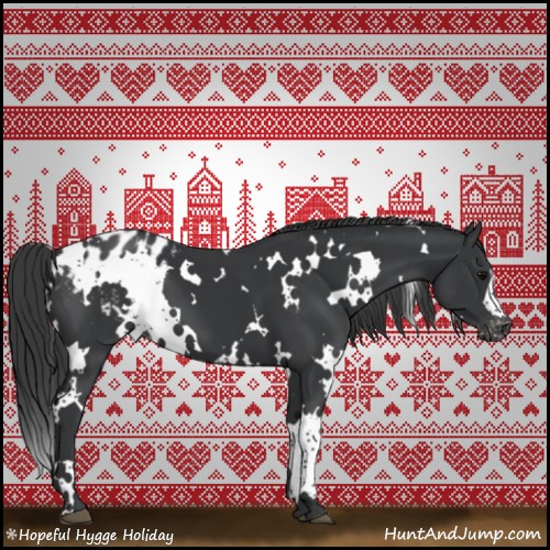 Horse Color:White Spotted Black Appaloosa 