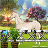 Horse Color:Brown Pearl Dun Tobiano 