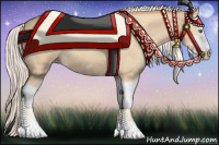 Horse Color:Silver Classic Champagne Dun Splash Frame 