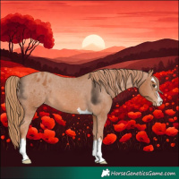 Horse Color:Chestnut Appaloosa 