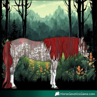 Horse Color:Painted Grullo Onyx Mushroom Sabino Splash and Grullo Sabino Splash