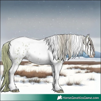 Horse Color:Watercolor Liver Chestnut Tobiano Near Leopard Rabicano 
