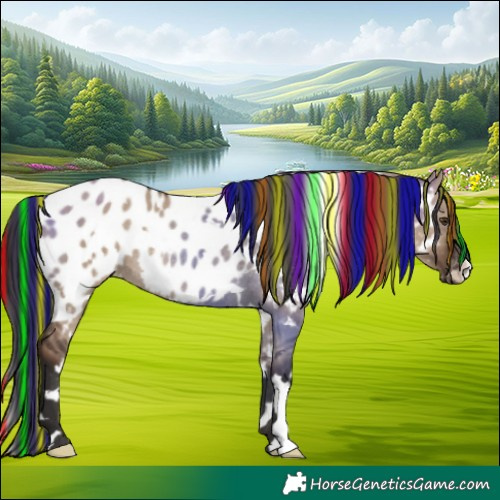 Horse Color:Painted White Spotted Liver Red Dun Appaloosa Rabicano 