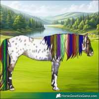 Horse Color:Painted White Spotted Liver Red Dun Appaloosa Rabicano 