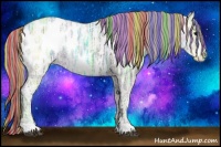 Horse Color:Painted Silver Black Ice Appaloosa 