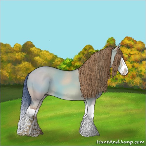 Horse Color:Watercolor Red Dun Splash 