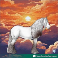 Horse Color:Gray Platinum Chocolate Brown Roan Dun 