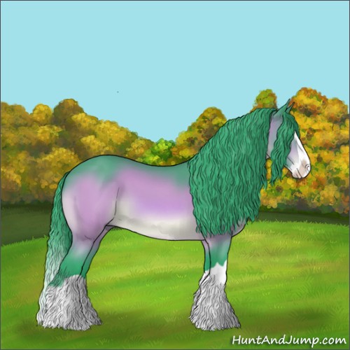 Horse Color:Watercolor Bay Splash 
