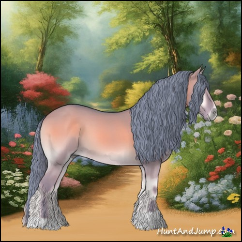 Horse Color:Watercolor Grullo Onyx 