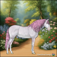 Horse Color:Watercolor Sable Champagne Roan Onyx 