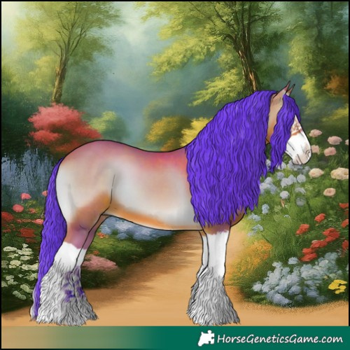 Horse Color:Watercolor Bay Onyx Splash 