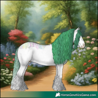 Horse Color:Watercolor Bay Ice Splash 