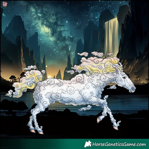 Horse Color:Gray Painted White Spotted Chestnut 