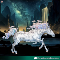 Horse Color:Gray Painted Chestnut 