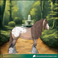 Horse Color:Bay Dun Appaloosa 