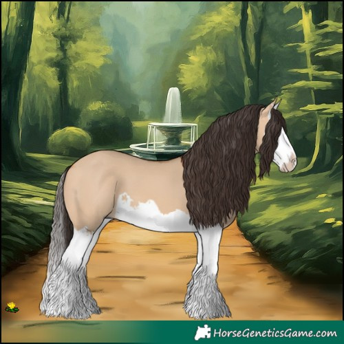 Horse Color:Bay Dun Splash