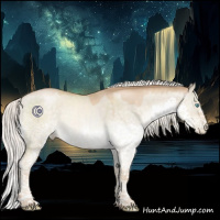 Horse Color:Silver Buckskin Pearl Dun Mushroom Splash Tobiano