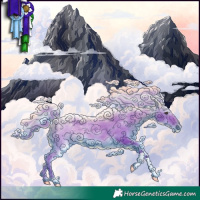 Horse Color:Watercolor Liver Chestnut Tobiano 