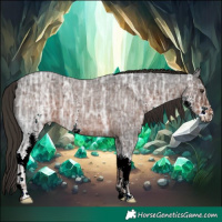 Horse Color:Liver Red Ice Roan Sabino 