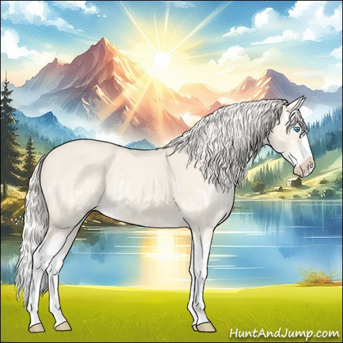 Horse Color:Cremello Dun Splash  and Cremello Dun Splash 