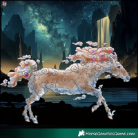 Horse Color:Gray Painted Chestnut 