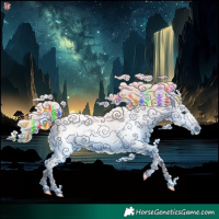 Horse Color:Gray Painted Chestnut 