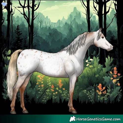 Horse Color:Gray Chestnut Appaloosa