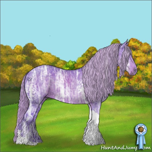 Horse Color:Watercolor White Spotted Liver Chestnut Ice Tobiano Rabicano 