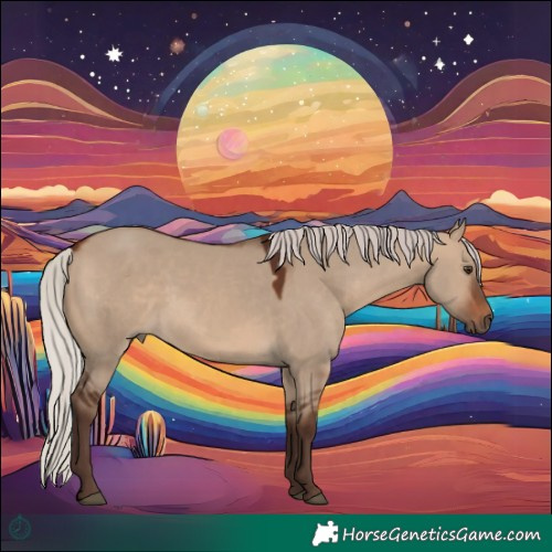 Horse Color:Silver Brown Dun
