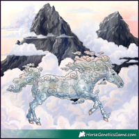 Horse Color:Watercolor Liver Chestnut Ice Tobiano