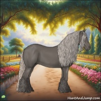 Horse Color:Silver Black 