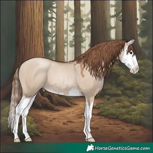 Horse Color:Grullo Pearl Splash 