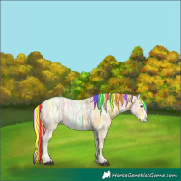 Horse Color:Painted Palomino Ice 