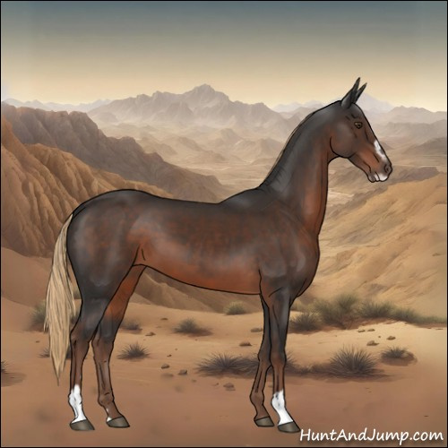 Horse Color:Liver Chestnut Sabino
