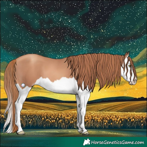 Horse Color:Gold Champagne Splash 