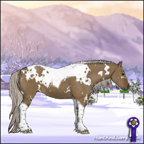 Horse Color:White Spotted Silver Smoky Grullo Tobiano