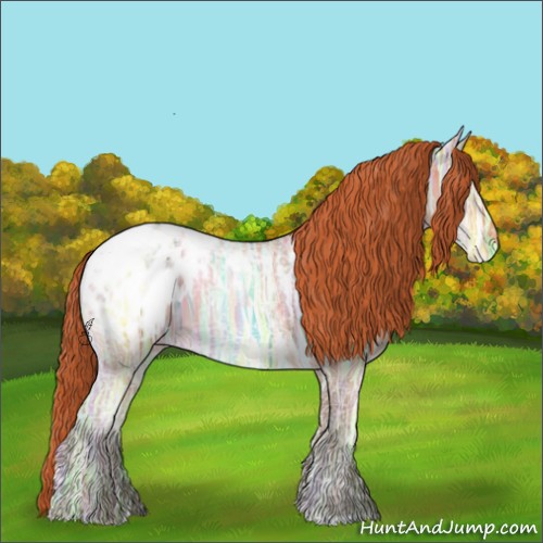 Horse Color:Bay Ice Pearl Varnish 