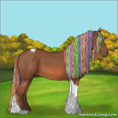 Horse Color:Painted Chestnut Tobiano 