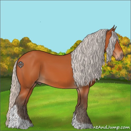Horse Color:Silver Bay Tobiano 