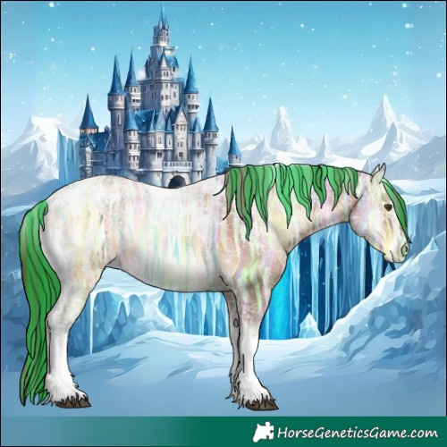 Horse Color:Painted Red Onyx Ice Tobiano 